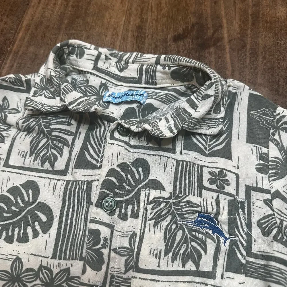 Tommy Bahama Hawaiian Shirt sz 2T